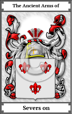 Severs on Family Crest Download (JPG)  Book Plated - 150 DPI